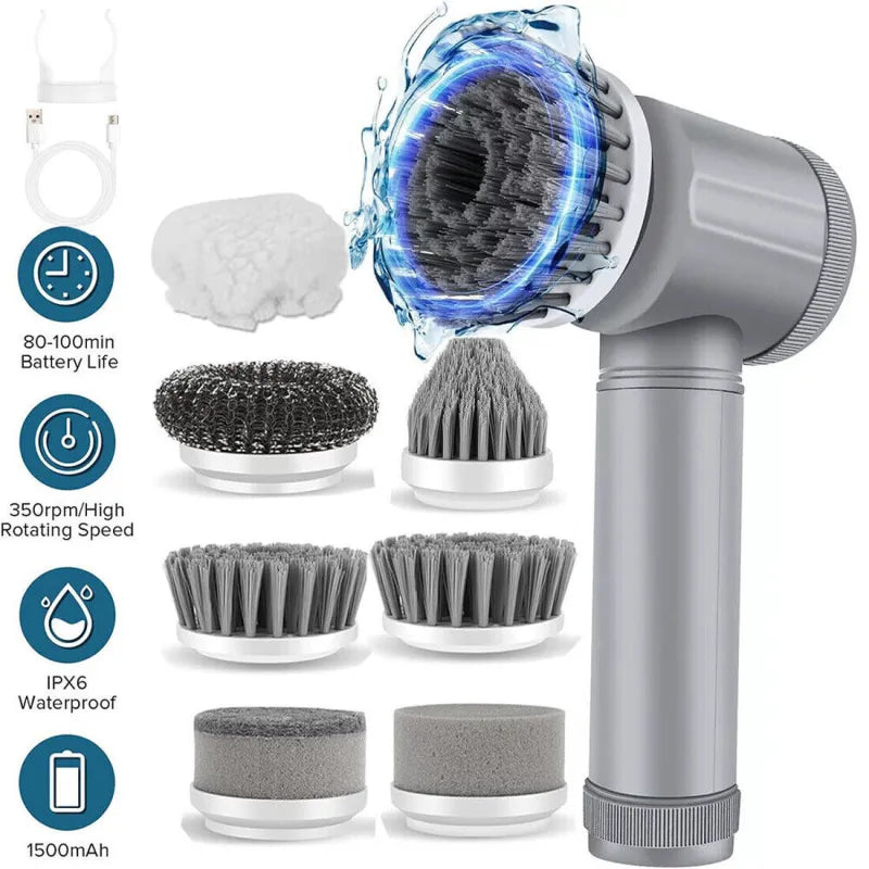 Power Spin Scrubber