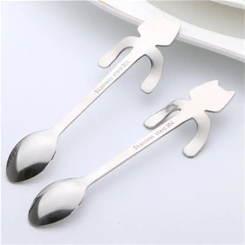 Hanging Cat Coffee Spoon