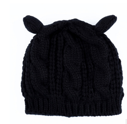 Knitted Cat Ear Beanie
