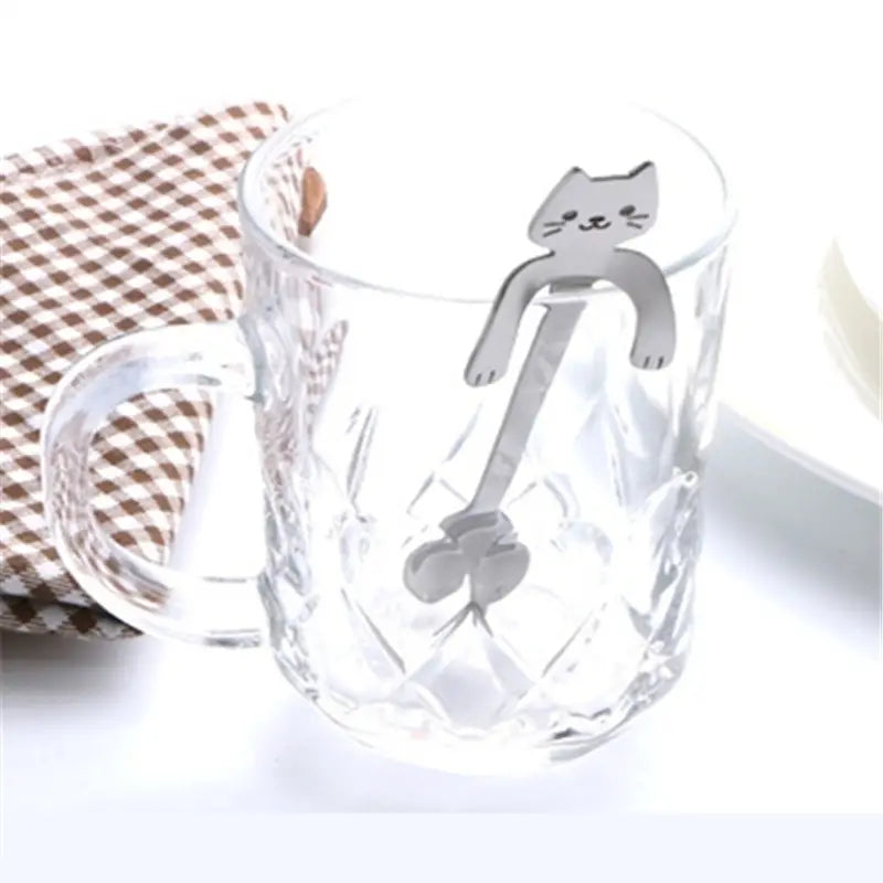 Hanging Cat Coffee Spoon