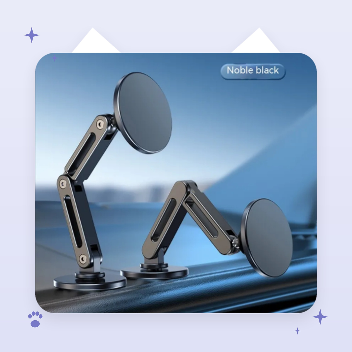 360° Folding Arm Magnetic Phone Mount