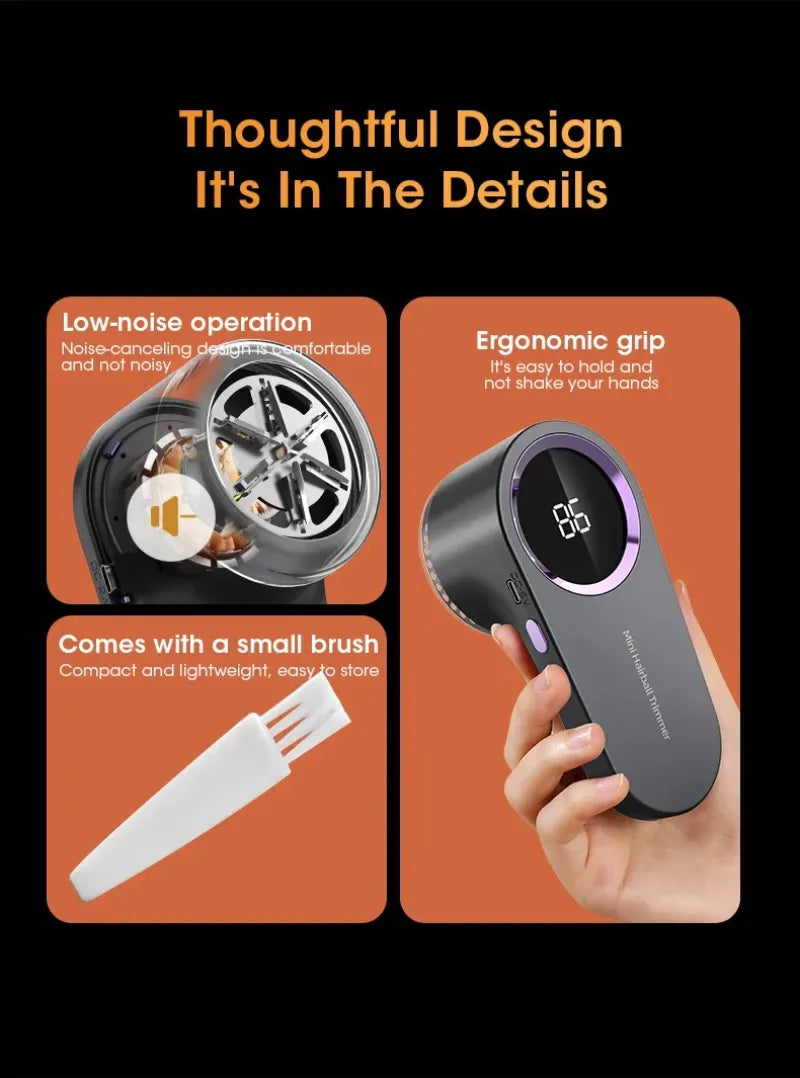Fuzz-Free Fabric Shaver