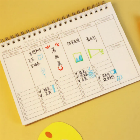A5 Spiral Planner Notebook