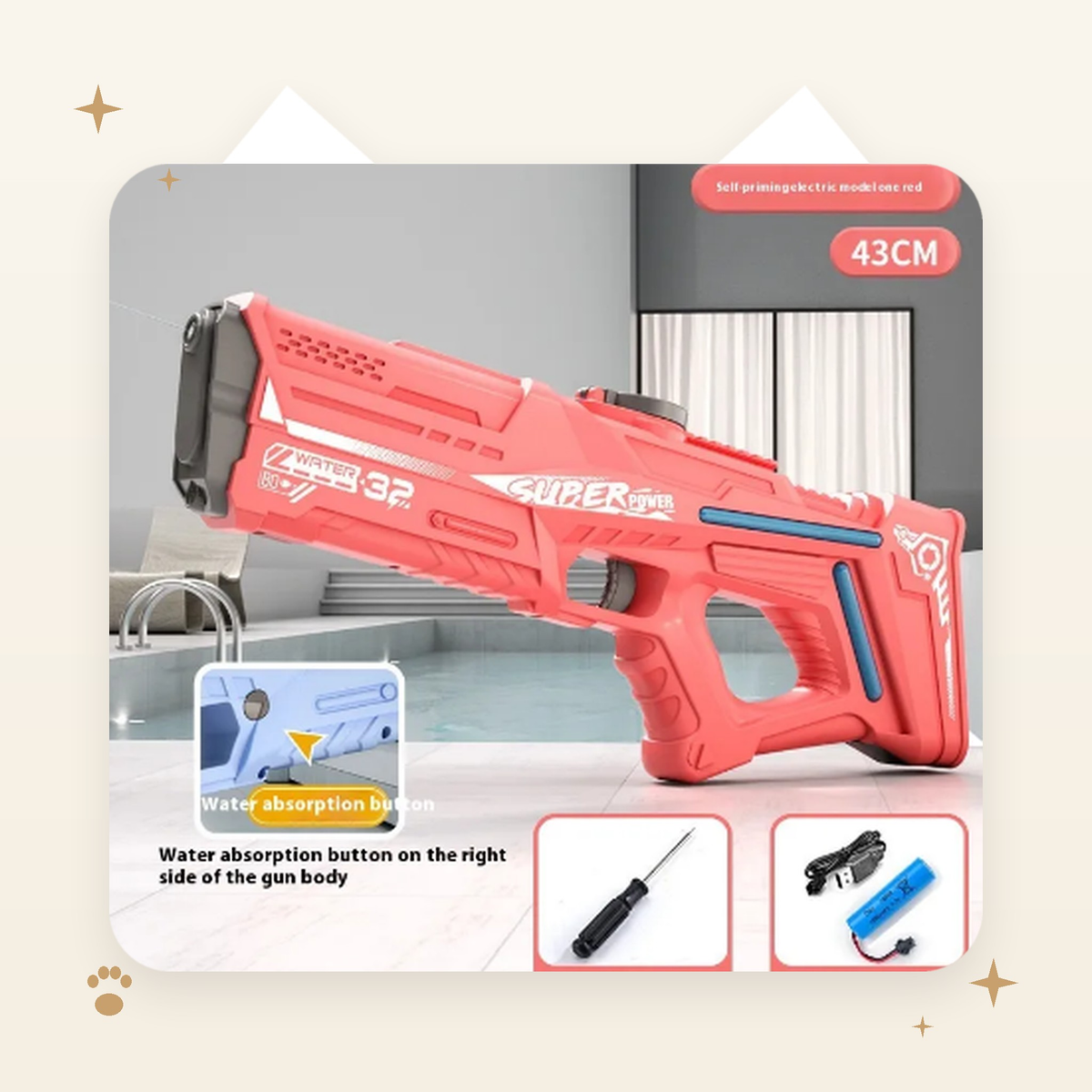 Super Splash Self-Filling Water Blaster