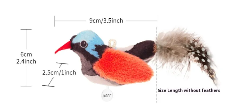 Chirpy Bird Cat Toy