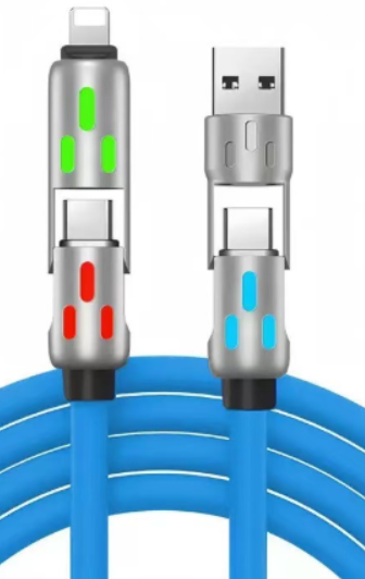 4-in-1 Glow Charging Cable