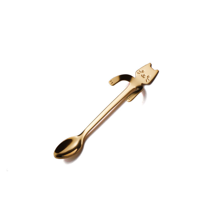Hanging Cat Coffee Spoon
