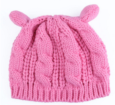 Knitted Cat Ear Beanie