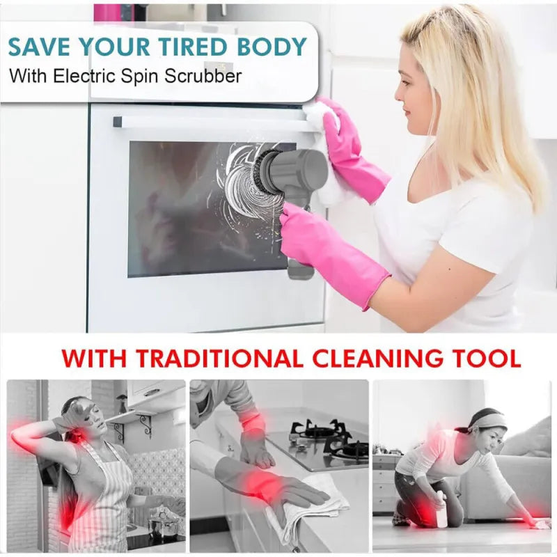 Power Spin Scrubber