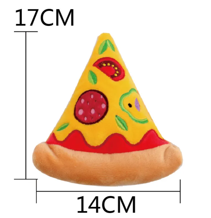 Foodie Squeaky Plush Dog Toy