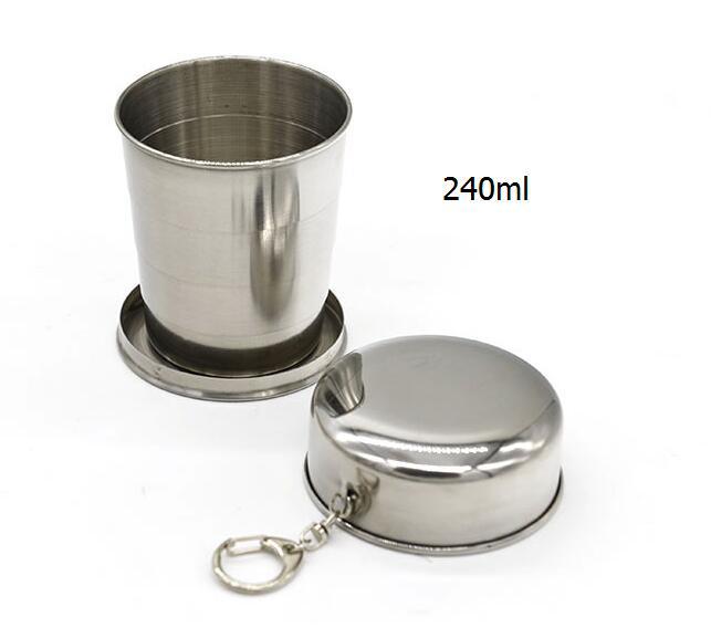 Collapsible Stainless Steel Travel Cup