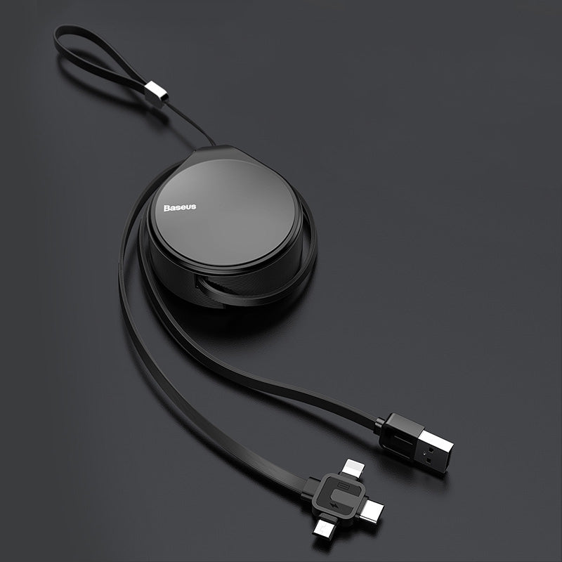 Retractable 3-in-1 Cable Puck