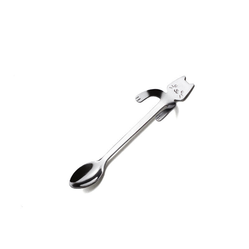 Hanging Cat Coffee Spoon