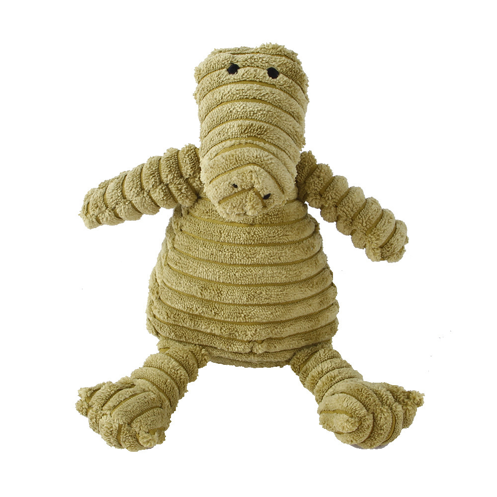 Corduroy Squeaky Plush Dog Toy