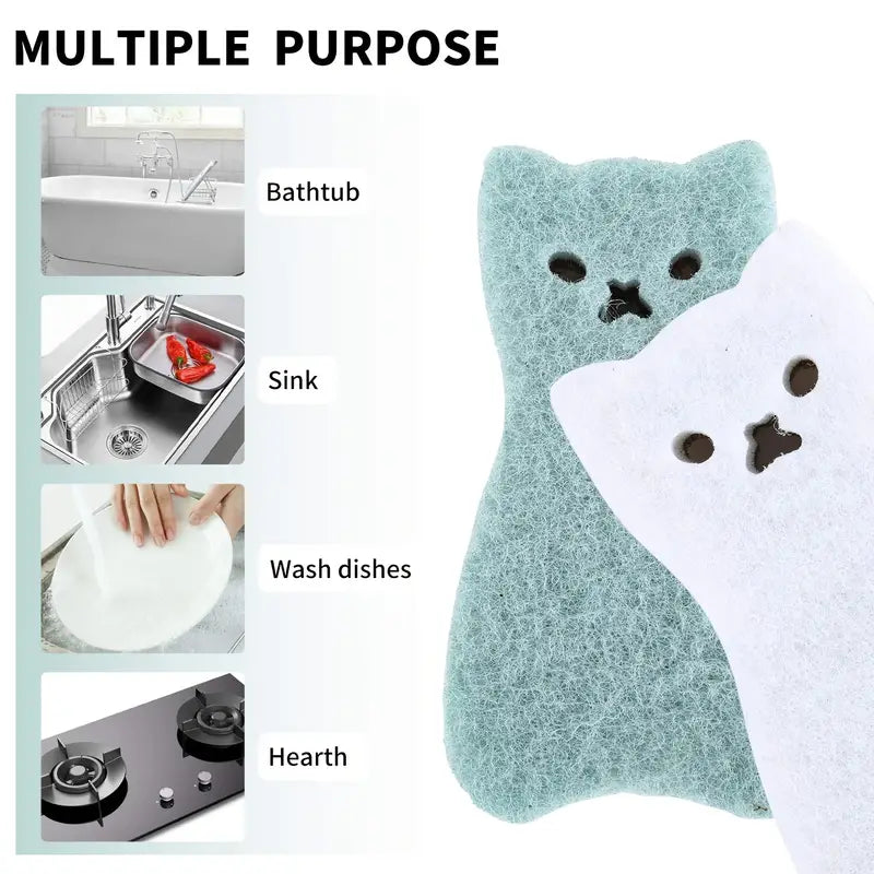 Cat Scrub Sponges (4-Pack)