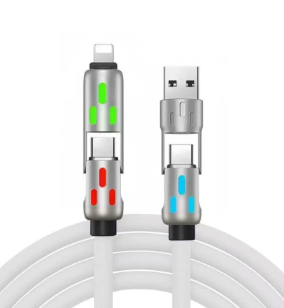 4-in-1 Glow Charging Cable