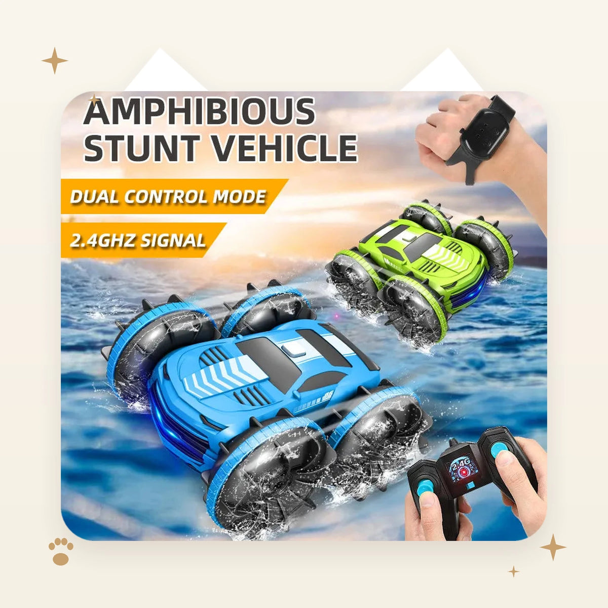 Splash Rider Amphibious RC Stunt Car