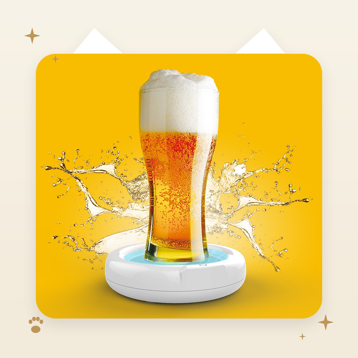 Ultrasonic Beer Foamer