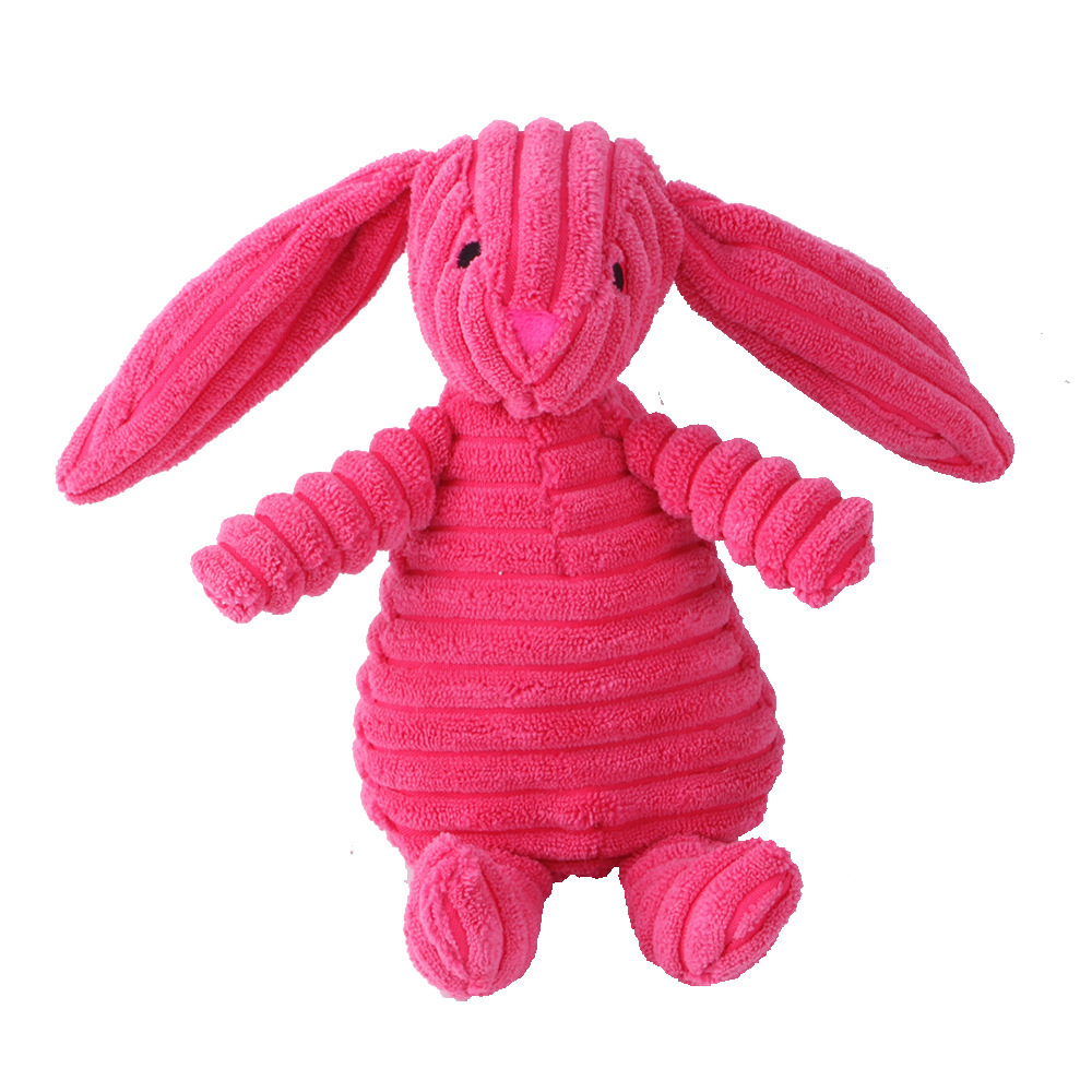 Corduroy Squeaky Plush Dog Toy
