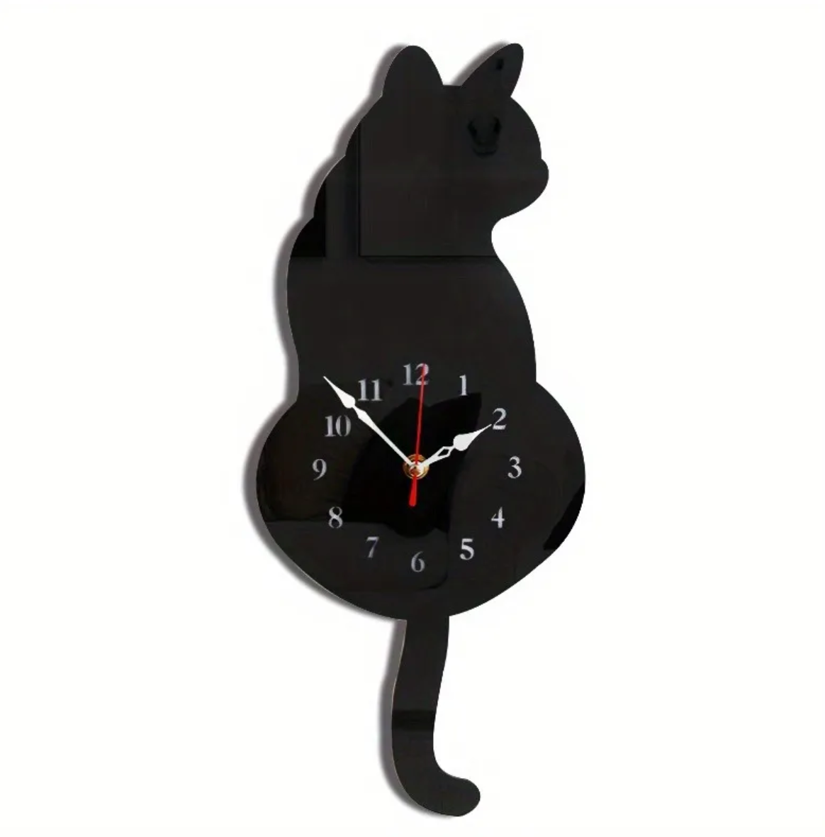 Swishy Tail Cat Clock