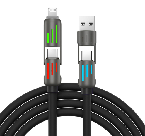 4-in-1 Glow Charging Cable