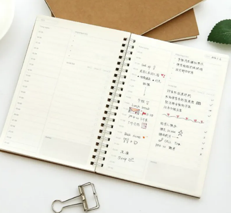 A5 Spiral Planner Notebook