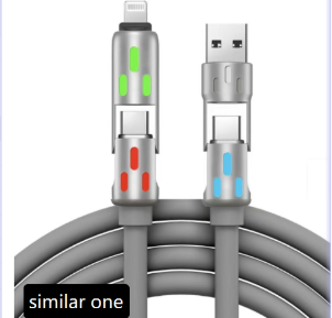4-in-1 Glow Charging Cable