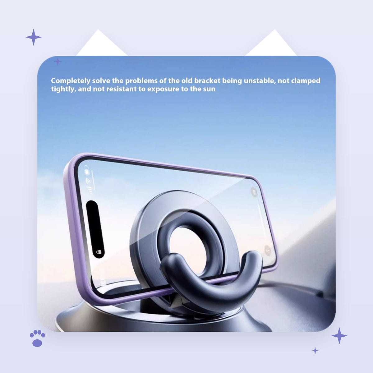 Fold-Flat Magnetic Phone Mount