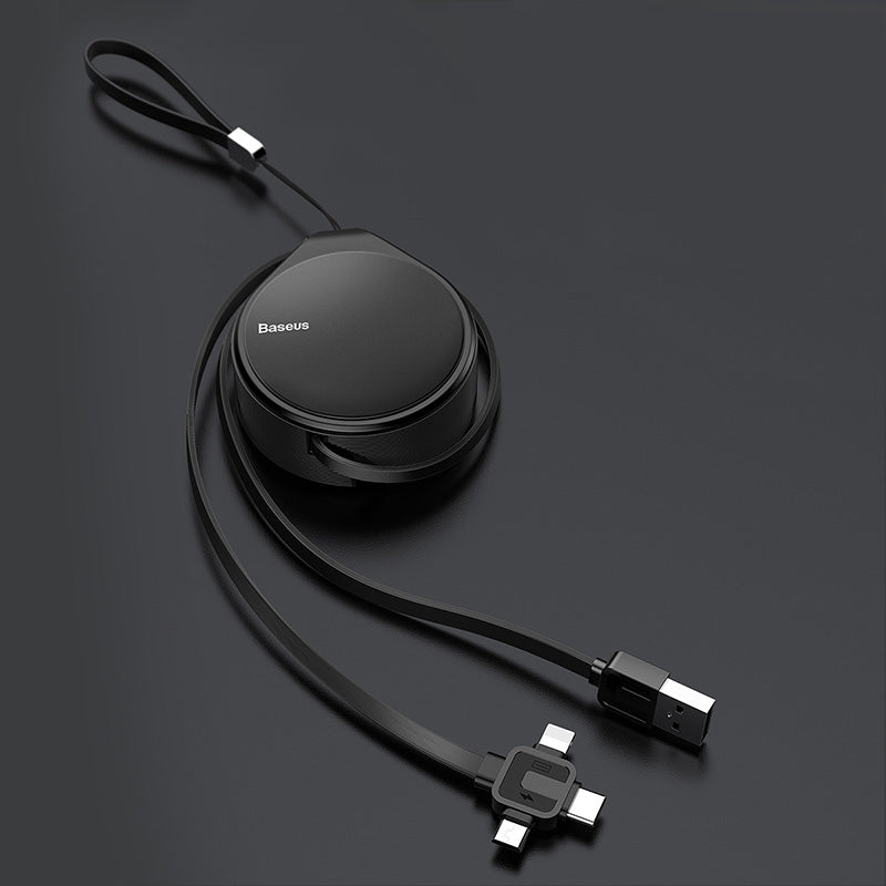 Retractable 3-in-1 Cable Puck