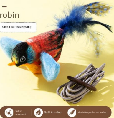 Chirpy Bird Cat Toy