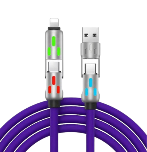 4-in-1 Glow Charging Cable