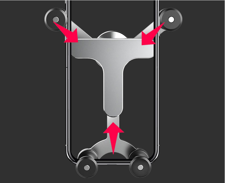 Gravity Grip Air-Vent Phone Mount
