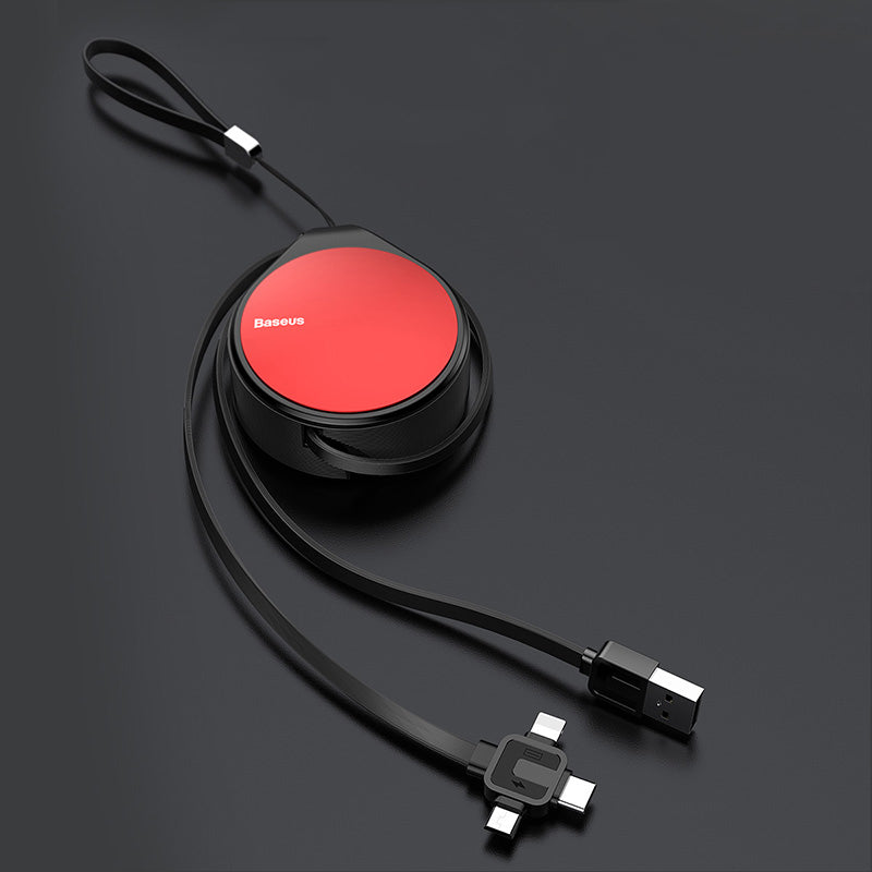 Retractable 3-in-1 Cable Puck