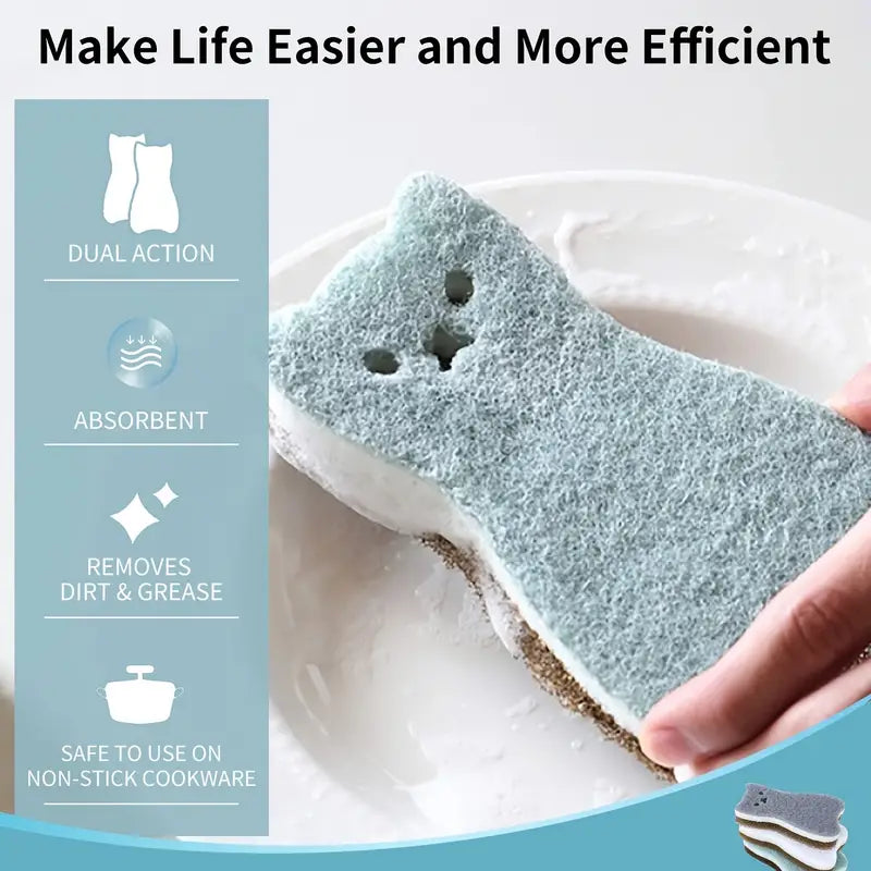 Cat Scrub Sponges (4-Pack)