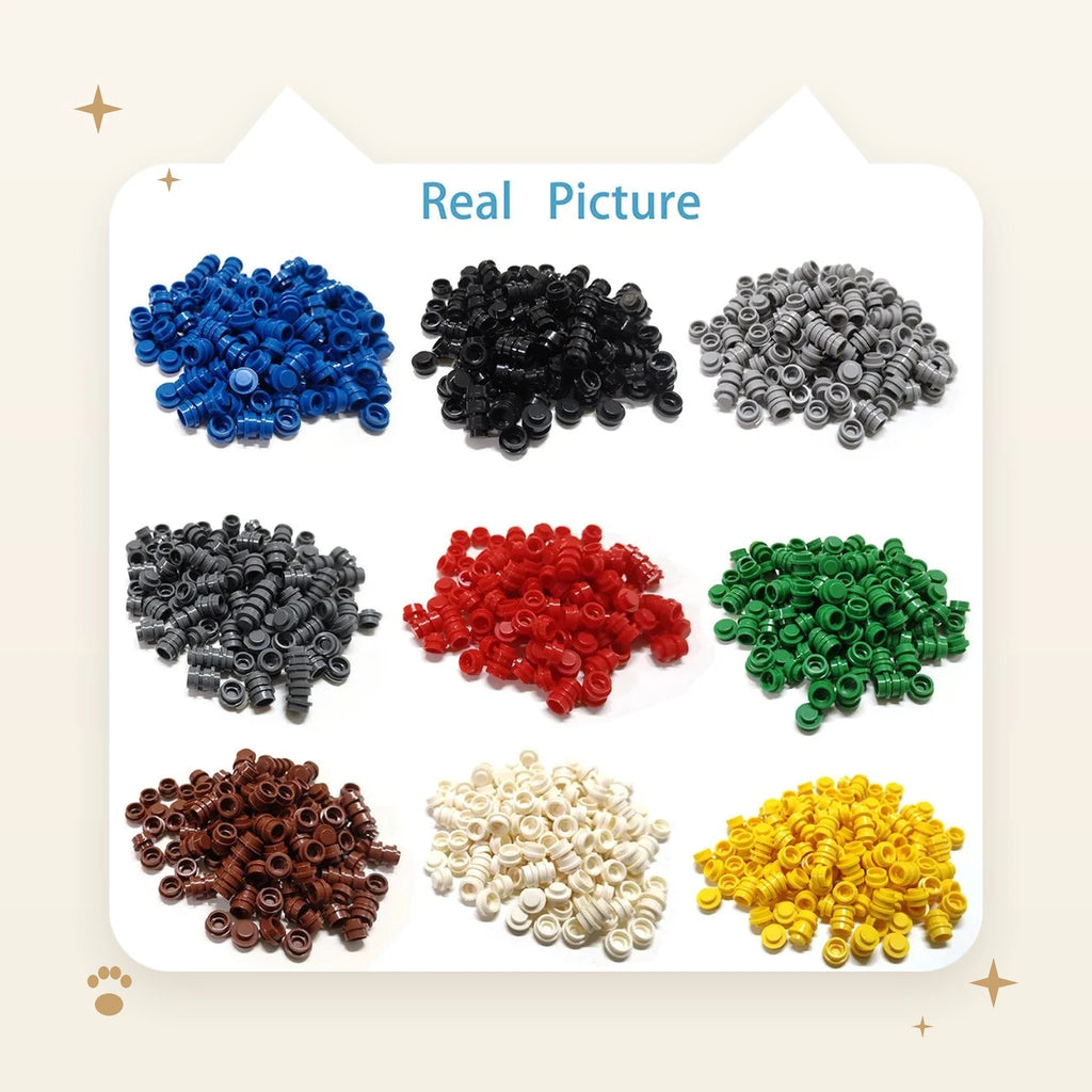 Mini Round Building Bricks, 600 pcs