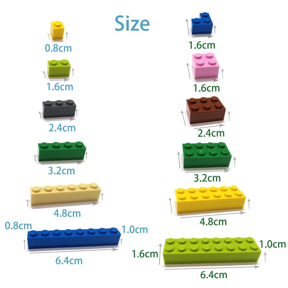 Mini Round Building Bricks, 600 pcs