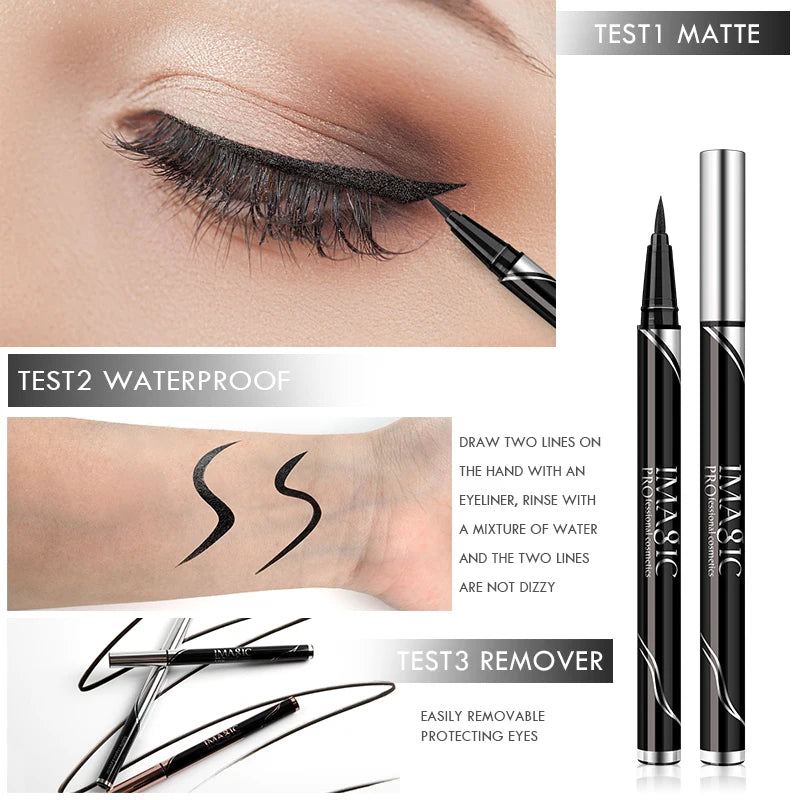 Waterproof Liquid Eyeliner Pen, Black