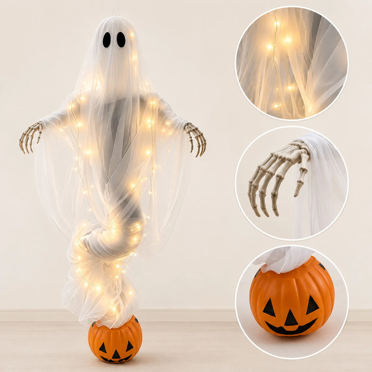 Glowing Garden Ghost
