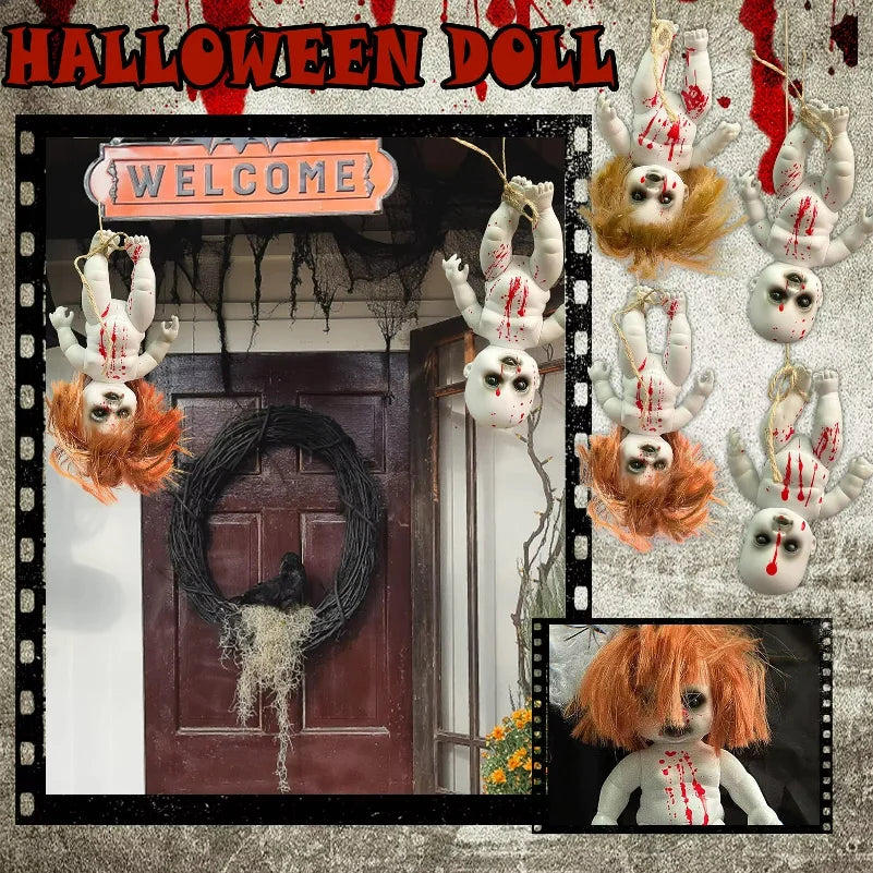 Creepy Hanging Doll Prop