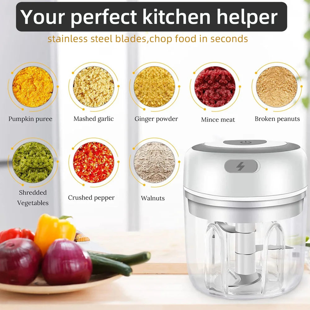 Multi-Blade Veggie Chopper & Slicer