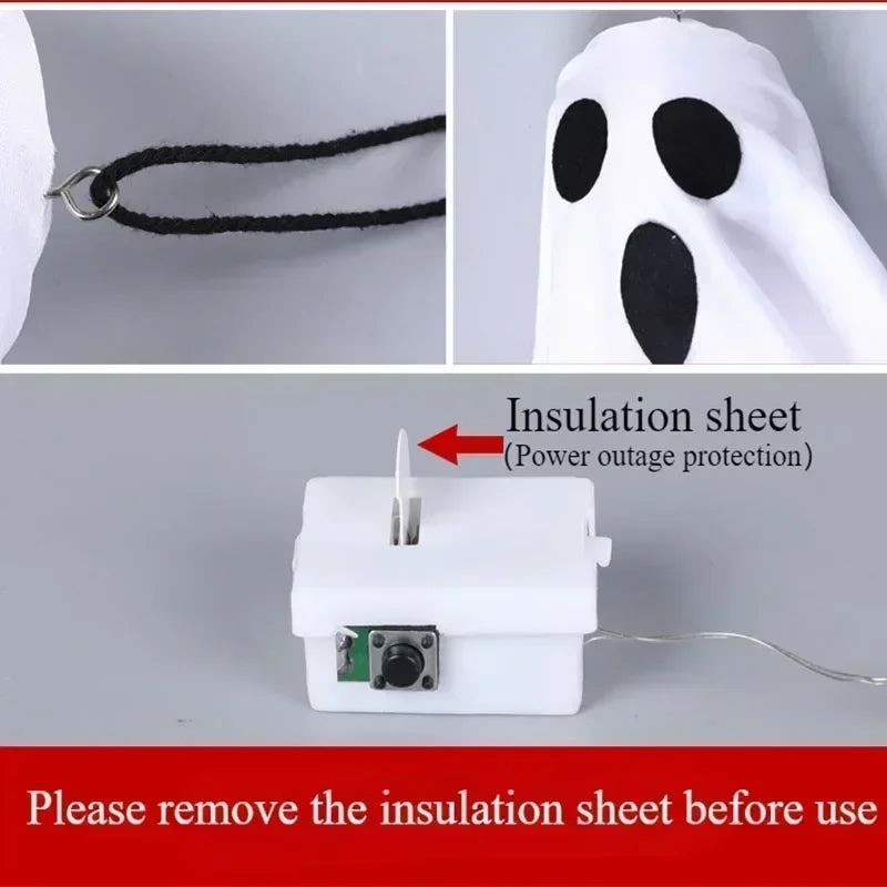 Glowing Hanging Ghost Lantern