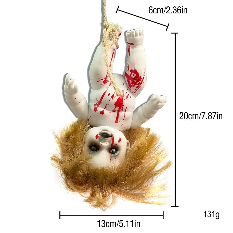 Creepy Hanging Doll Prop