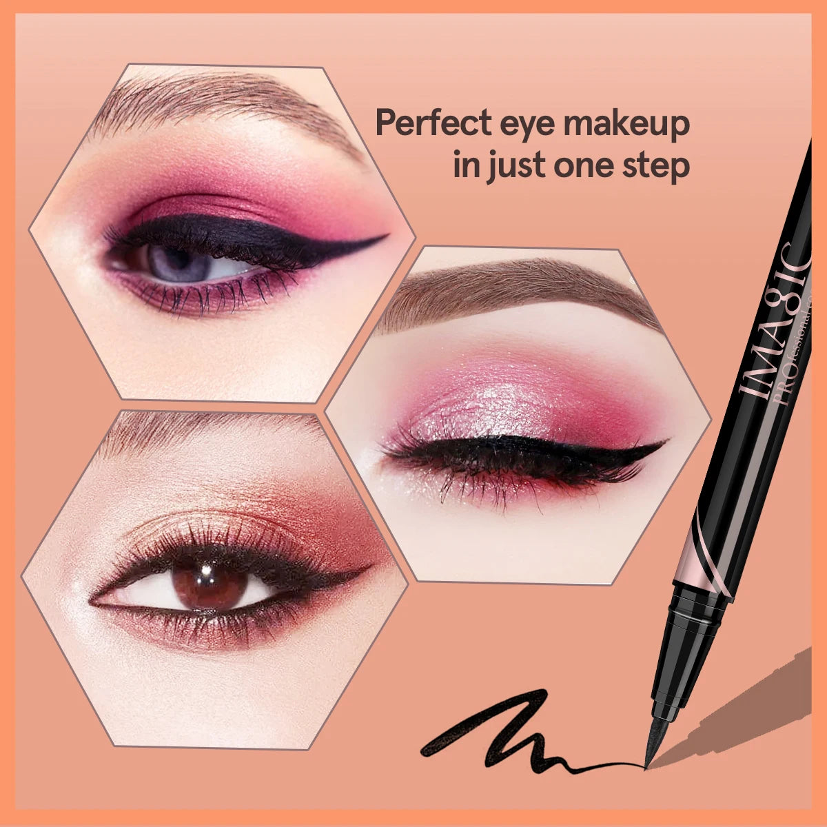 Waterproof Liquid Eyeliner Pen, Black