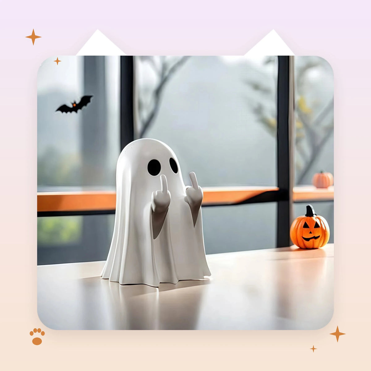 Cheeky Ghost Figurine