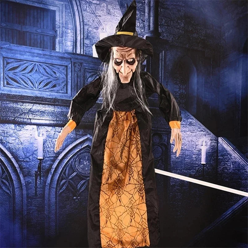 Hanging Witch Halloween Prop