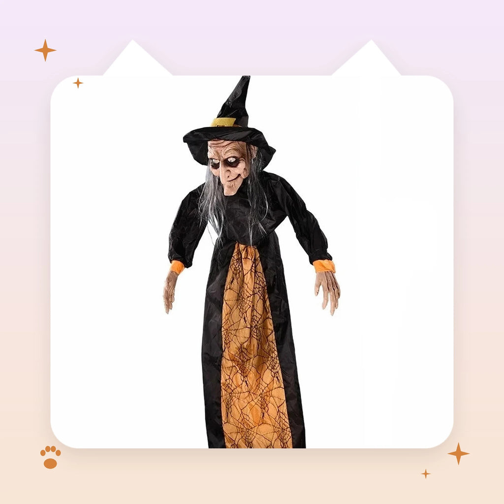 Hanging Witch Halloween Prop
