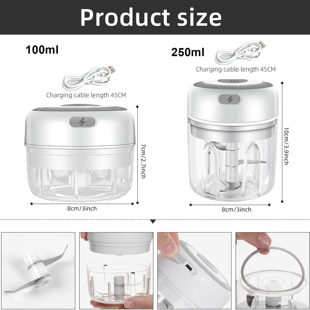 Multi-Blade Veggie Chopper & Slicer