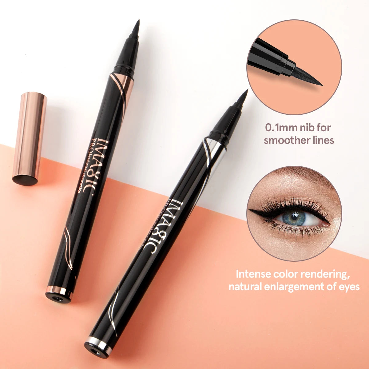 Waterproof Liquid Eyeliner Pen, Black
