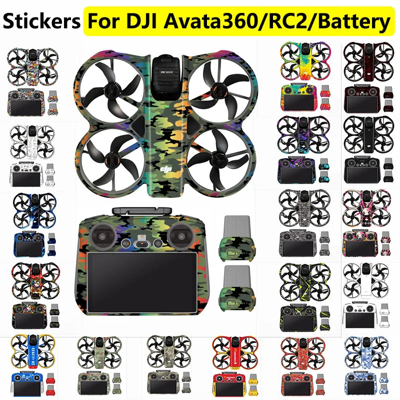 Skin Decal Set for DJI Avata 360 & RC 2