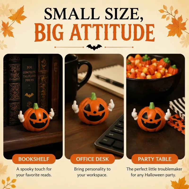 Cheeky Pumpkin Figurine
